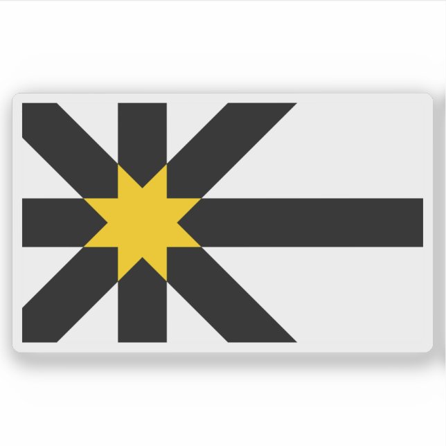Adesivo Bandeira do condado de Sutherland, Escócia (Frente)