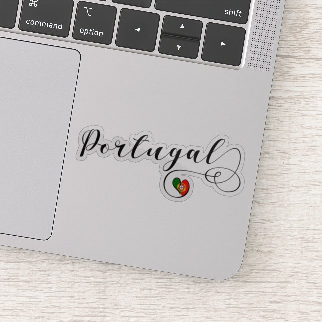 Adesivo Bandeira do Coração de Portugal (Detalhe)