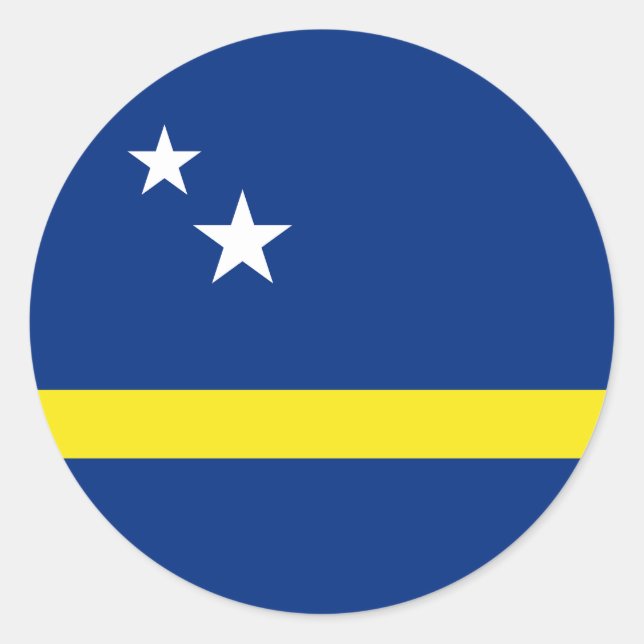 Adesivo Bandeira do Curacao (Frente)