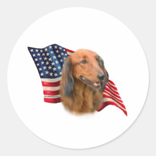 Adesivo Bandeira do Dachshund