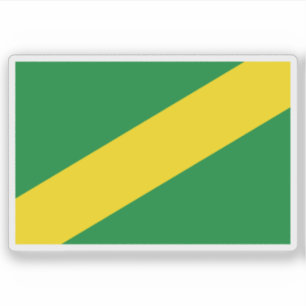 Adesivo Bandeira do departamento de Madre de Dios, Peru