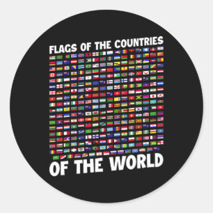 Adesivo Bandeira do Dia da Terra para Designs e Viajantes
