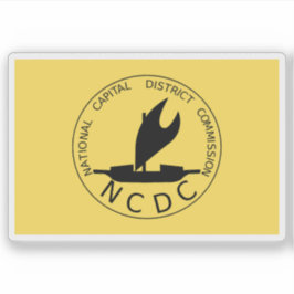 Adesivo Bandeira do Distrito de Capital Nacional, Papua-No