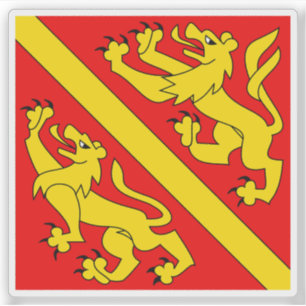 Adesivo Bandeira do distrito de Fraubrunnen, Suiça