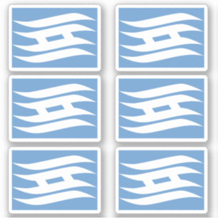 Adesivo Bandeira do Distrito de Hyogo, Japão