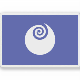 Adesivo Bandeira do Distrito de Ibaraki, Japão