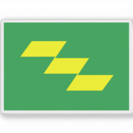 Adesivo Bandeira do Distrito de Miyazaki, Japão