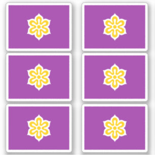 Adesivo Bandeira do Distrito de Quioto, Japão