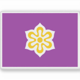 Adesivo Bandeira do Distrito de Quioto, Japão