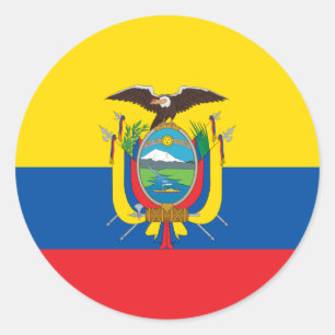 Adesivo Bandeira do Equador