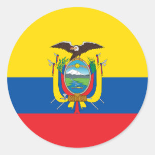 Adesivo Bandeira do Equador