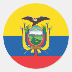 Adesivo Bandeira do Equador