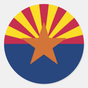 Adesivo Bandeira do estado da arizona