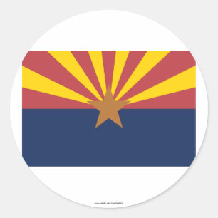 Adesivo Bandeira do estado da arizona