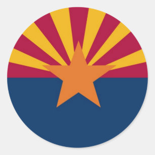Adesivo Bandeira do estado da arizona