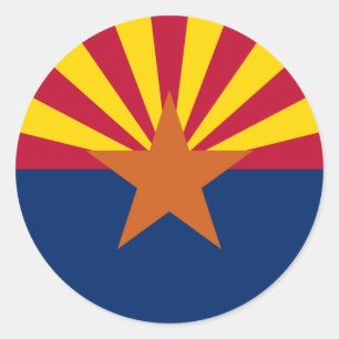 Adesivo Bandeira do estado da arizona