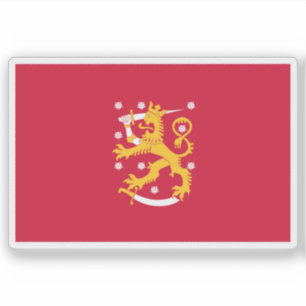 Adesivo Bandeira do Estado da Finlândia (dezembro de 1917 