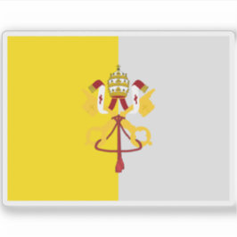 Adesivo Bandeira do Estado da Igreja (1870) - Porta Pia