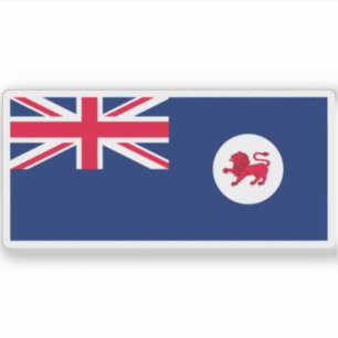 Adesivo Bandeira do Estado da Tasmânia, Commonwealth da Au