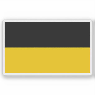 Adesivo Bandeira do Estado de Baden-Württemberg, Alemanha