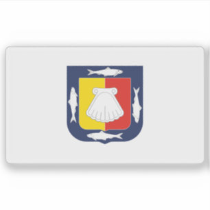 Adesivo Bandeira do Estado de Baja California Sur, México