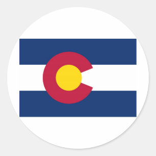 Adesivo Bandeira do estado de Colorado