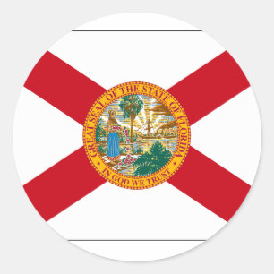 Adesivo Bandeira do estado de Florida