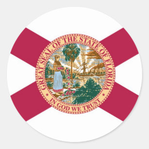 Adesivo Bandeira do estado de Florida