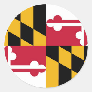 Adesivo Bandeira do estado de Maryland