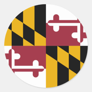Adesivo Bandeira do estado de Maryland