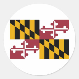 Adesivo Bandeira do Estado de Maryland