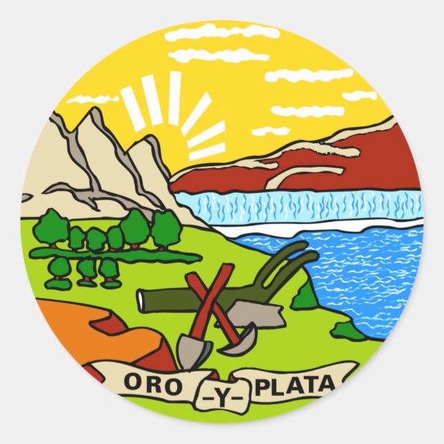 Adesivo Bandeira do Estado de Montana (Frente)