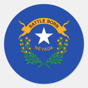 Adesivo Bandeira do Estado de Nevada