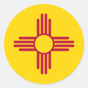 Adesivo Bandeira do estado de New mexico