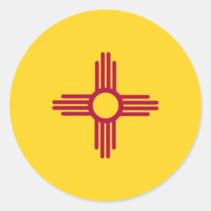 Adesivo Bandeira do estado de New mexico