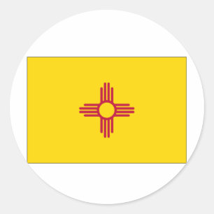 Adesivo Bandeira do estado de New mexico