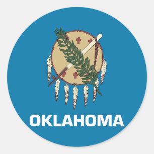 Adesivo Bandeira do Estado de Oklahoma