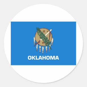 Adesivo Bandeira do estado de Oklahoma