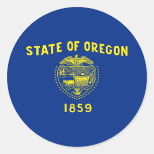 Adesivo Bandeira do estado de Oregon