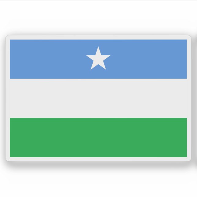Adesivo Bandeira do Estado de Puntland, Somália (2009-pres (Frente)