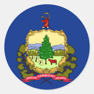 Adesivo Bandeira do estado de Vermont