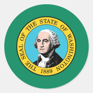 Adesivo Bandeira do Estado de Washington