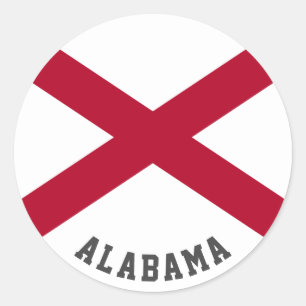 Adesivo Bandeira do Estado do Alabama
