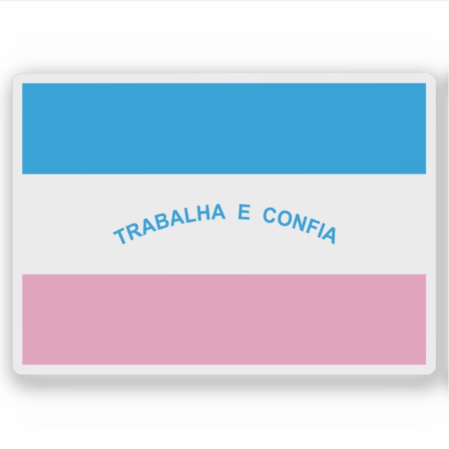 Adesivo Bandeira do Estado do Espírito Santo, Brasil (Frente)