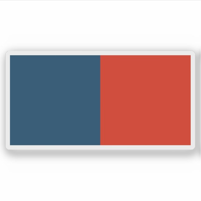 Adesivo Bandeira do Estado do Haiti (1806-1811) (Frente)