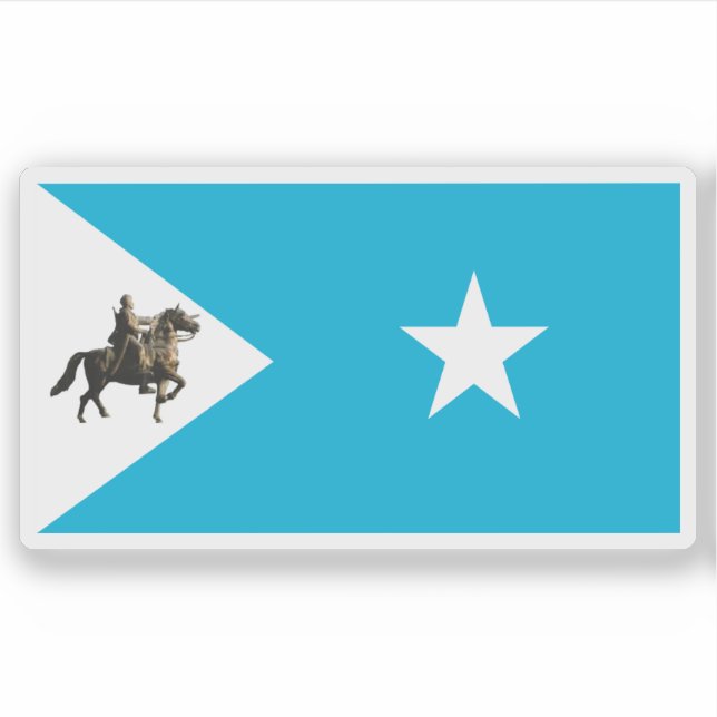 Adesivo Bandeira do Estado do Nordeste (Khaatumo), Somália (Frente)