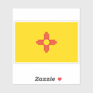 Adesivo Bandeira do Estado do Novo México