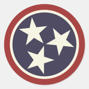 Adesivo Bandeira do Estado do Tennessee