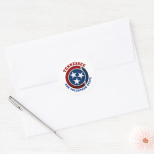 ADESIVO BANDEIRA DO ESTADO DO VOLUNTÁRIO DO TENNESSEE