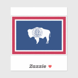 Adesivo Bandeira do Estado do Wyoming